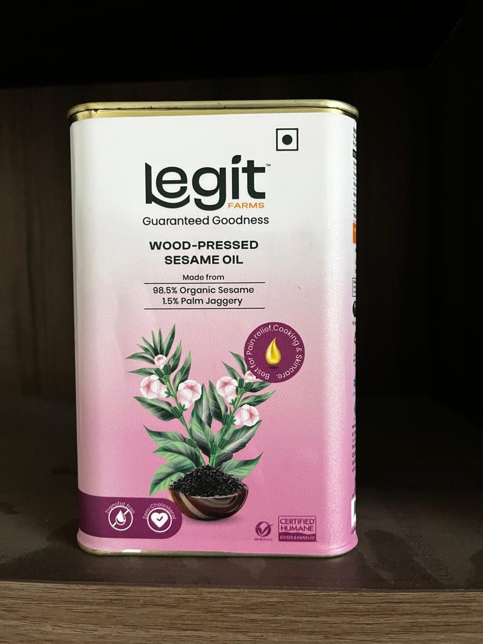 Wood Pressed Sesame Oil